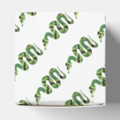 Schlange Silhouette für Schwarz und Grün Geschenkschachtel (Oben)