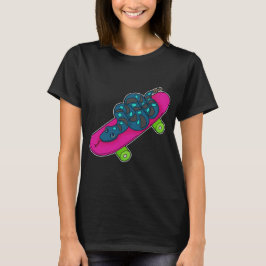 Schlange Skater Skateboard T-Shirt