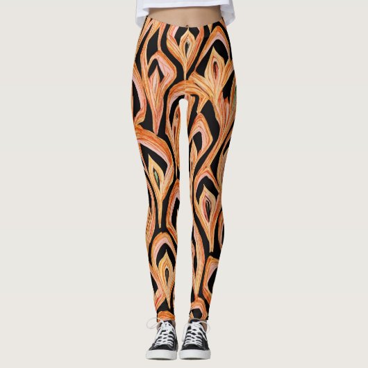 Schlange Skin Artwork Leggings für ein kühl und st (Vorderseite)