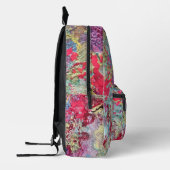 Schlange Skin Backpack kühl lebhaft farbig Bedruckter Rucksack (Links)