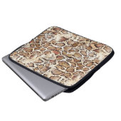 Schlange Skin Design Laptopschutzhülle (Vorne Knopf)