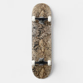 Schlange Skin Pattern Skateboard (Vorderseite)