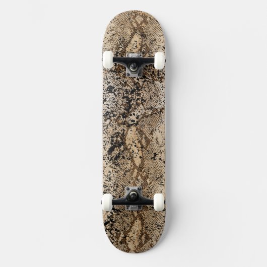 Schlange Skin Pattern Skateboard (Vorderseite)