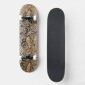 Schlange Skin Pattern Skateboard (Vorderseite)
