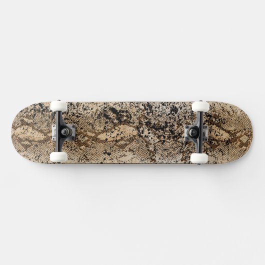 Schlange Skin Pattern Skateboard (Horizontal)