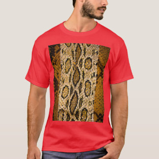 Schlange Skins Foto Mode Textur Design T-Shirt