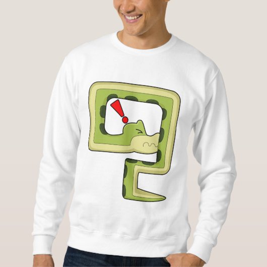 Schlange Sweatshirt (Vorderseite)