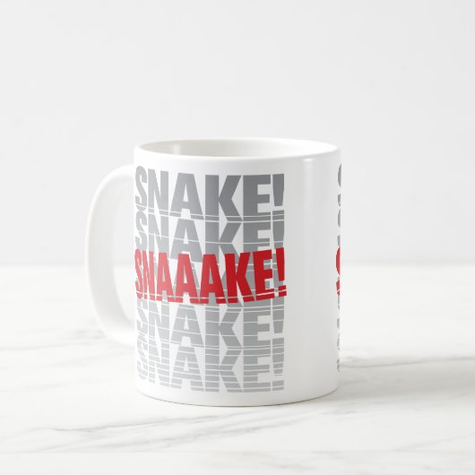 Schlange! Tasse (Vorderseite Links)