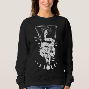 Schlange Terrarium Reptile Natur Tiere giftig S Sweatshirt