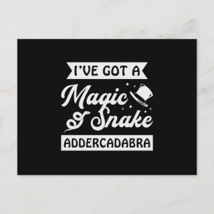 Schlange Tier Reptile Snakers Cobra Pet Funny Gesc Postkarte