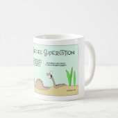 Schlange trotzt Superstition Kaffeetasse (VorderseiteRechts)