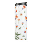 Schlange- und Blumenmärchen Thermosbecher (Nach links gedreht)