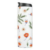 Schlange- und Blumenmärchen Thermosbecher (Nach rechts gedreht)