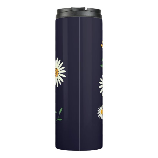 Schlange- und Blumenmärchen Thermosbecher (Rückseite)