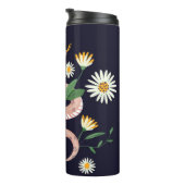 Schlange- und Blumenmärchen Thermosbecher (Nach rechts gedreht)