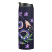 Schlange- und Blumenmärchen Thermosbecher (Nach rechts gedreht)