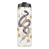 Schlange- und Blumenmärchen Thermosbecher (Vorderseite)