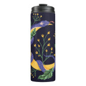 Schlange- und Blumenmärchen Thermosbecher (Vorderseite)