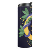 Schlange- und Blumenmärchen Thermosbecher (Nach links gedreht)