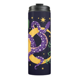 Schlange- und Blumenmärchen Thermosbecher