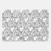 Schlange und botanische Färbung der Flora Geschenkpapier Set (Vorderseite 2)