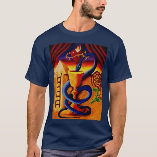 Schlange und Chalice T-Shirt (Vorderseite)
