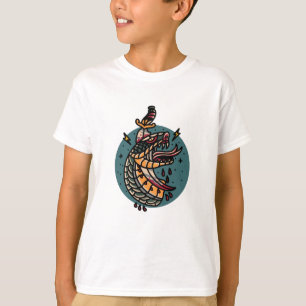 Schlange und Dolch T-Shirt