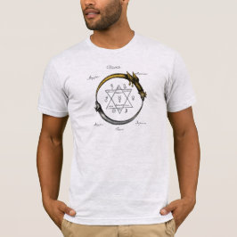 Schlange und Drache Ouroboros T-Shirt