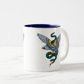 Schlange und Eagle Zweifarbige Tasse (VorderseiteRechts)
