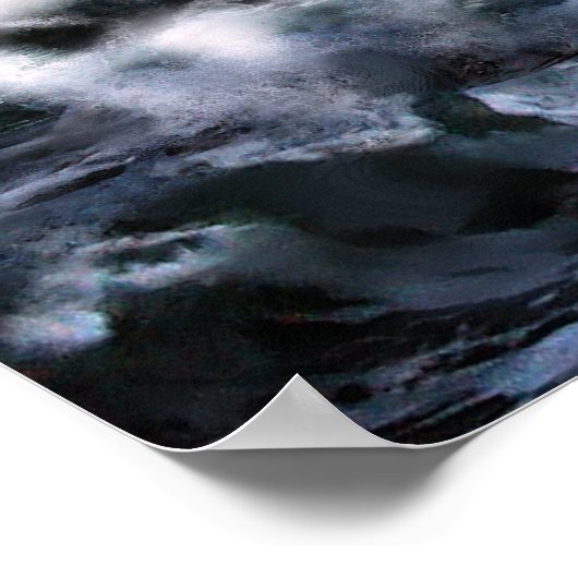 Schlange und Einhorn Poster (Ecke)