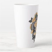 Schlange und Gelbe Rosen Milchtasse (Vorderseite)