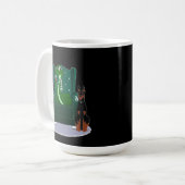 Schlange und Hund Kaffeetasse (Vorderseite Links)