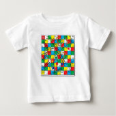 Schlange und Leiter Baby T-shirt (Vorderseite)