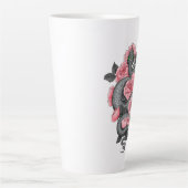Schlange und Rose Milchtasse (Vorderseite)