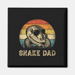 Schlange Vater Schlange Liebhaber Papa Vater's Day Magnet