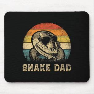 Schlange Vater Schlange Liebhaber Papa Vater's Day Mousepad