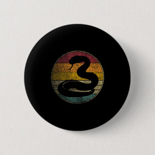 Schlange - Vintage Liebe Frauen Kinder Männer Retr Button