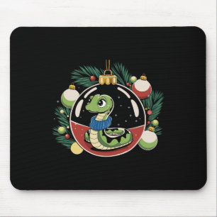 Schlange Weihnachten Ll Niedlich Reptile Lover Xma Mousepad