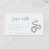 Schlange-Windeln-Raffel Begleitkarte (Vorderseite)