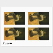 SchlangeGrl Decal (Blatt 4) Rechteckiger Aufkleber (Blatt)