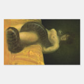 SchlangeGrl Decal (Blatt 4) Rechteckiger Aufkleber (Vorderseite)