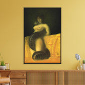 SchlangeGrl Stretched Leinwand Wall Art 24x36 (THI (Insitu (Wohnzimmer))