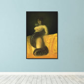 SchlangeGrl Stretched Leinwand Wall Art 24x36 (THI (Insitu (Holzboden))