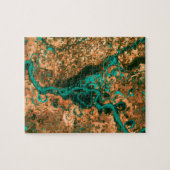 Schlängelndes Mississippi-Satelliten-Bild Puzzle (Horizontal)