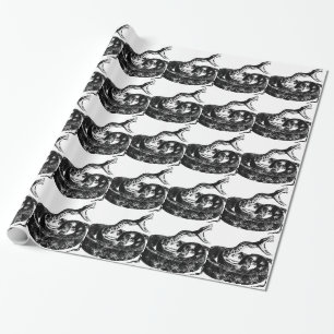 Schlangen-Angriff Geschenkpapier