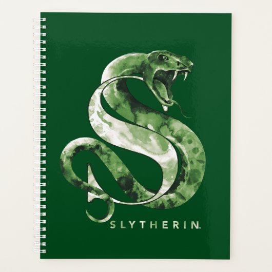 Schlangen-Aquarell Harry Potters | SLYTHERIN™ Planer (Vorderseite)