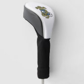 Schlangen auf Schuhen Golf Headcover (angewinkelt)