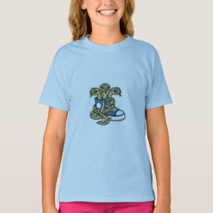 Schlangen auf Schuhen T-Shirt