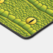 Schlangen Augen und Hautmuster Reptil Lover Schreibtischunterlage (Ecke)