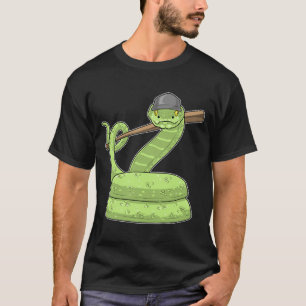 Schlangen Baseball Baseballschläger T-Shirt